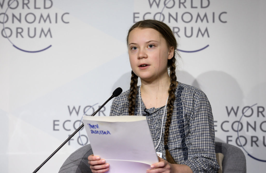 Risultati immagini per Greta Thunberg