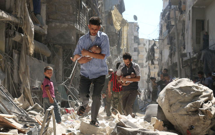Risultati immagini per immagini della guerra in siria