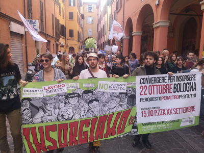 Movimenti e associazioni: «Il 22 ottobre manifestazione a Bologna, è l'ora della convergenza»
