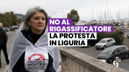 No al rigassificatore Vado Ligure: la protesta della popolazione