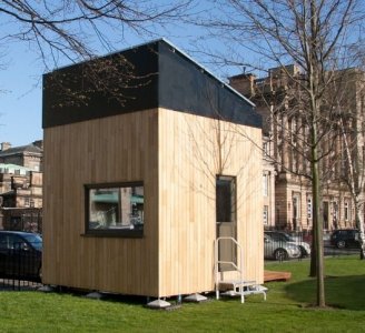 La 'Casa Cubo' di Mike Page: massima sostenibilità in poco spazio