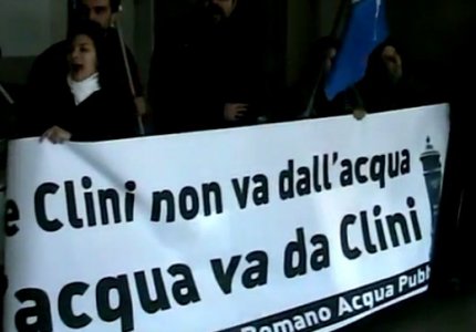 Acqua pubblica. Occupato il Ministero dell'Ambiente, Clini risponde