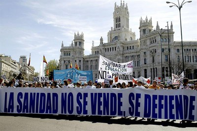 Madrid: in 900mila dicono no alla privatizzazione della sanità