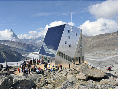 Monte Rosa, un nuovo rifugio campione di  sostenibilità ed efficienza
