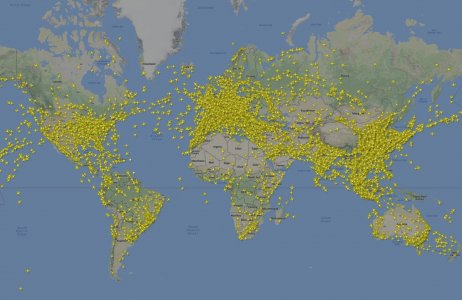 In cielo più aerei che stelle e l’ambiente... ringrazia