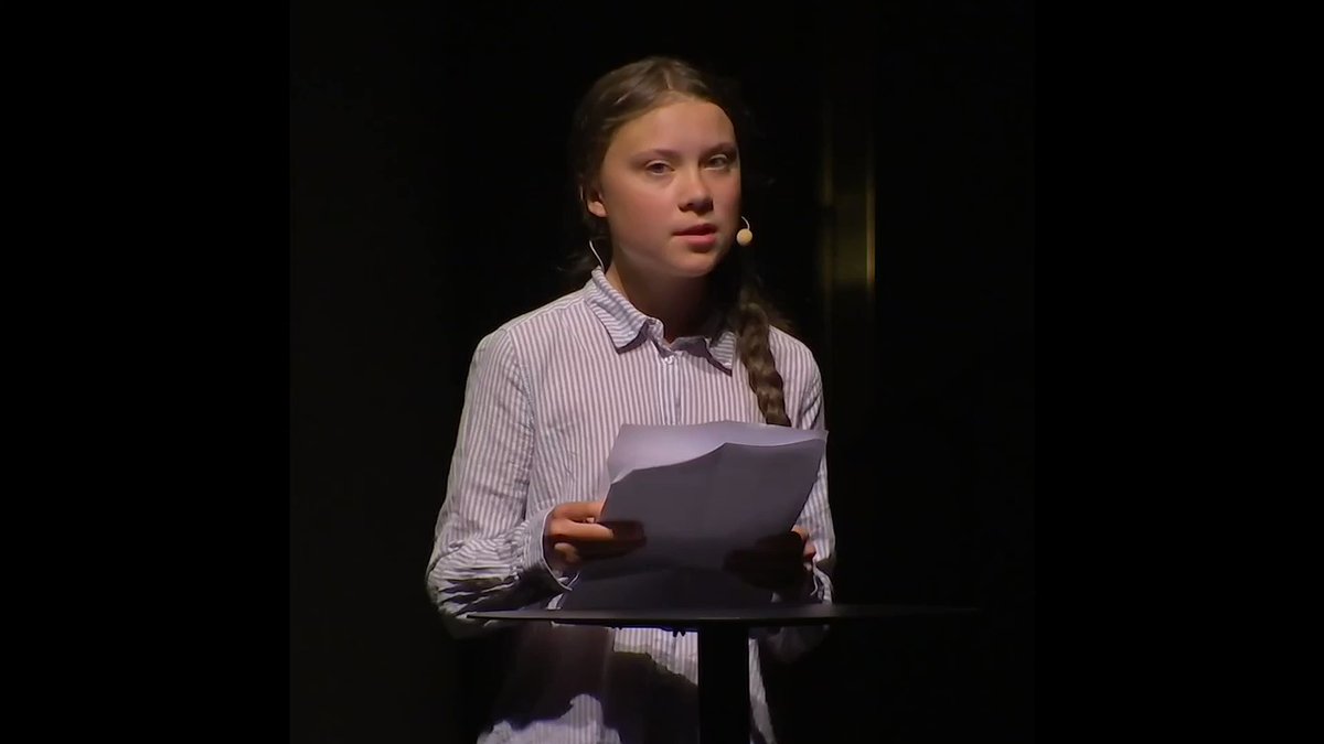 Greta Thunberg: più consumi, più hai il dovere di cambiare