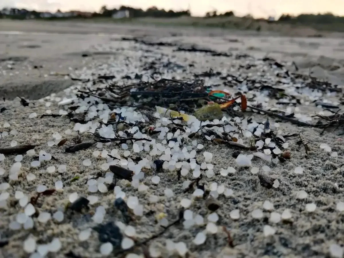 La conferma del disastro in Galizia: 250 quintali di granuli di plastica hanno inquinato mare e coste