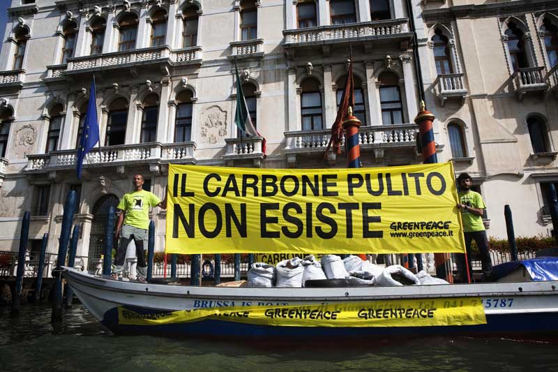 Porto Tolle, Greenpeace e cittadini contro la conversione a carbone