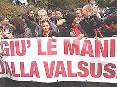 Val Susa, messaggio all’Italia: no al debito, tagliamo la Tav