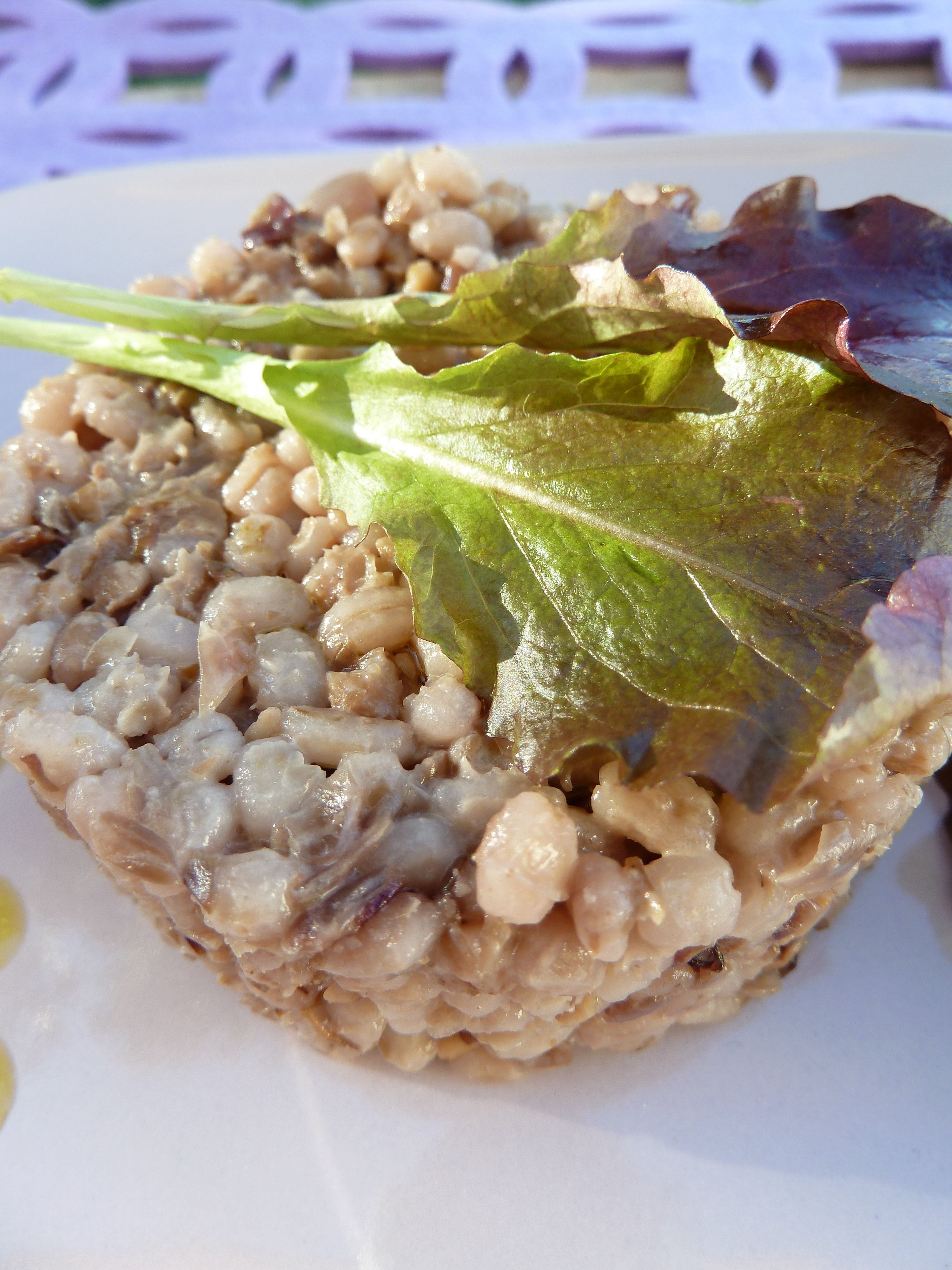 Orzo al radicchio