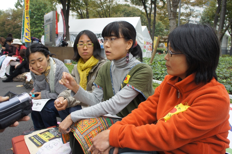 Fukushima. Madri in protesta, ma il governo vuole sgomberare le tende