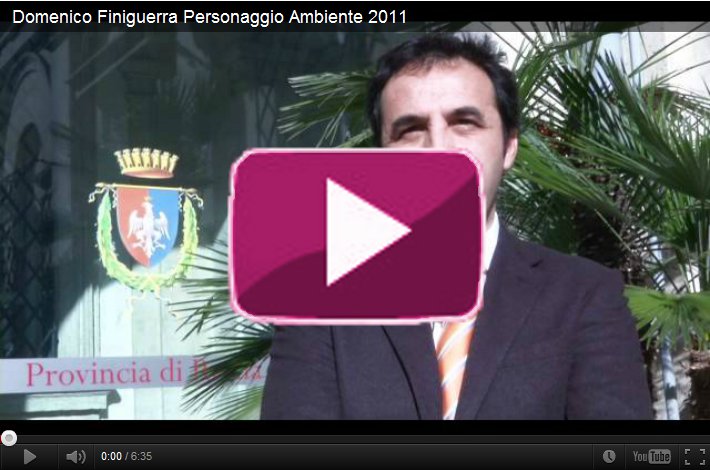 Domenico Finiguerra Personaggio Ambiente 2011: riflessioni a caldo