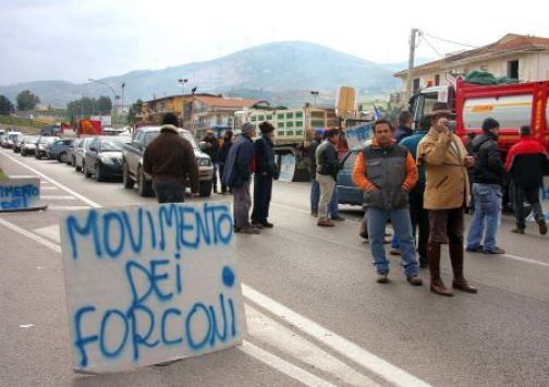 Tornano i Forconi con un presidio in Calabria: 