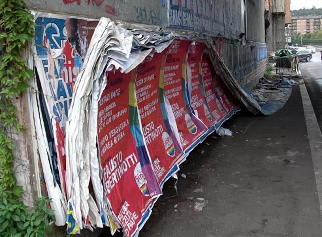 La Selva di Carta. Inchiesta sui manifesti elettorali a Roma