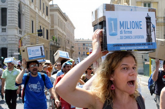 Acqua pubblica: parte la campagna Ue contro la privatizzazione