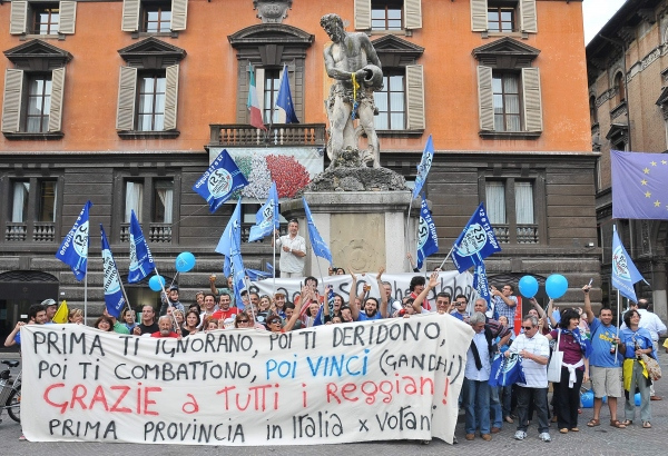 A Reggio Emilia e provincia l'acqua sarà fuori dal mercato