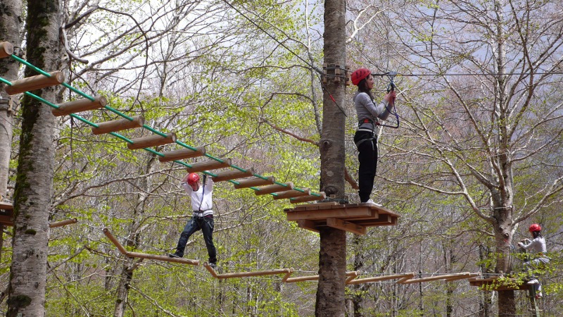 Riapre 'Orme nel Parco', il parco avventura più visitato del Sud Italia