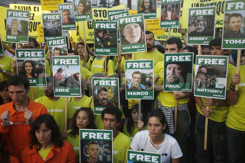 Russia, oltre 1 milione di firme per la liberazione degli attivisti di Greenpeace