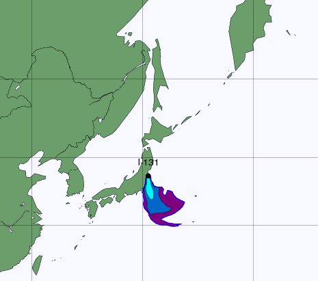 Fukushima, la nube radioattiva diretta in Europa