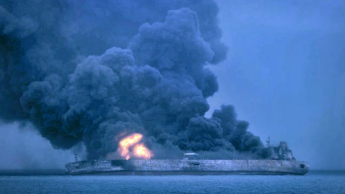 Un milione di barili di petrolio affondano nel Mar della Cina