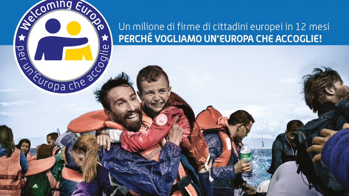 Welcoming Europe: raccolta firme per non criminalizzare l'accoglienza degli stranieri